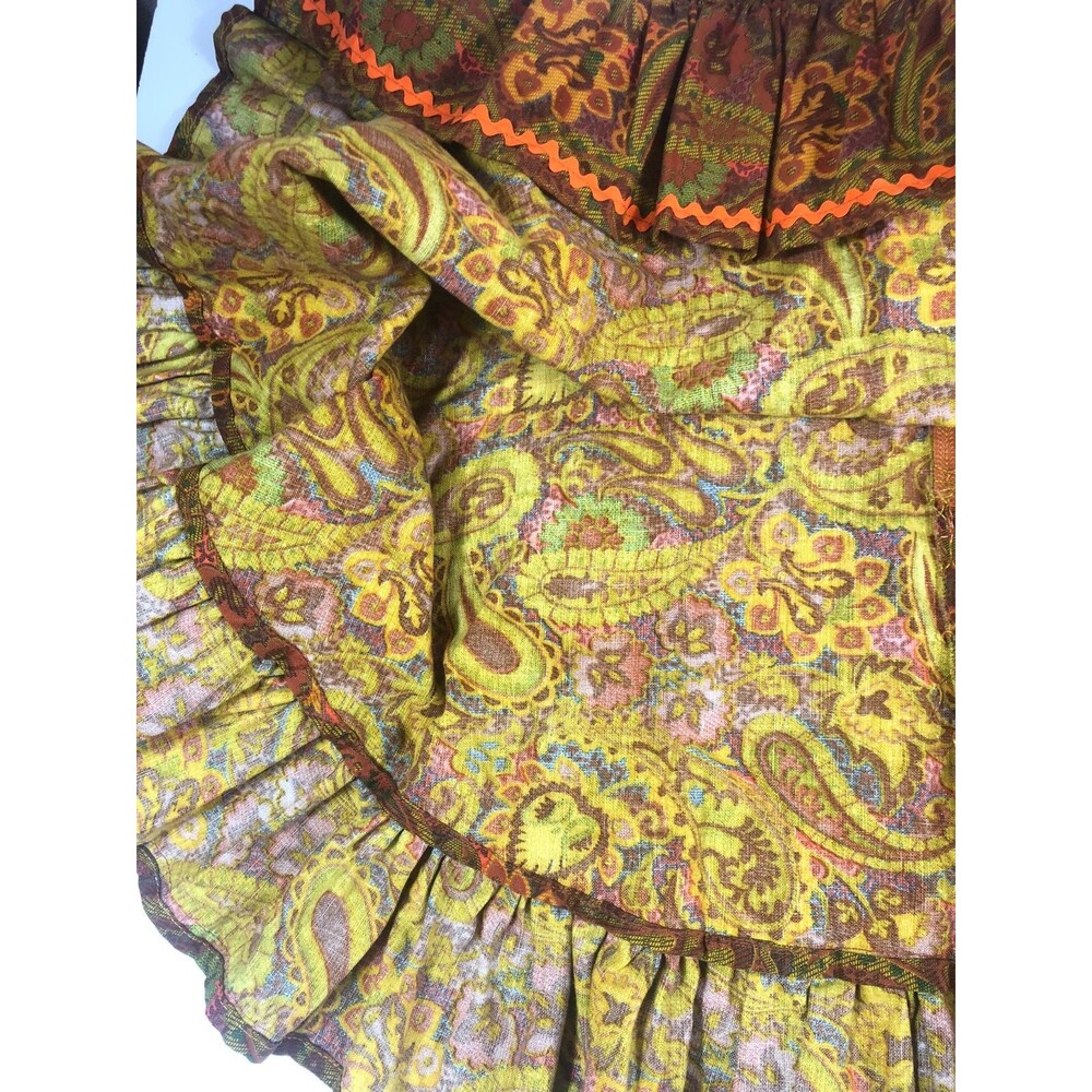 Vintage Hand Made Skirt - one of a kind size Small - Paisley - Picture 11 of 13
